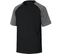 Tee-shirt bicolore GENOA manches courtes noir/gris TXL - DELTA PLUS - GENOANOXG Noir G