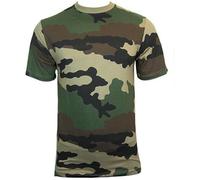 TEE SHIRT CAMOUFLAGE CENTRE EUROPE COL ROND ET MANCHES COURTES XXL