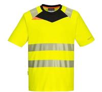 Tee-shirt De Travail Haute Visibilité Anti Uv Slim Portwest Dx4 S/s Jaune Xl