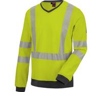 Tee-shirt de travail manches longues haute-visibilité jaune fluo Würth MODYF Jaune XL