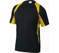 Delta Plus T-shirt Bali BALINJ0 100% polyester noir/jaune Taille 58/60 (2XL)