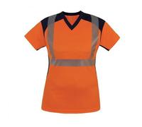 Tee-shirt femme - haute visibilité - orange fluo - 3XL - Bahia T2S
