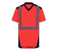 Tee-shirt haute visibilité - réfléchissant - rouge - S - Bali T2S