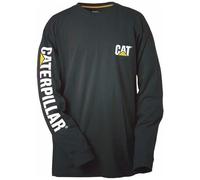 Tee-shirt manche longue - coloris noir - taille L - Caterpillar Caterpillar