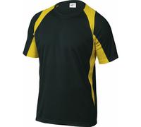 Tee-shirt manches courtes noir / jaune - taille XXL - Bali DELTA PLUS