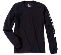Carhartt T-Shirt Logo Long Sleeve T-Shirt Black XL