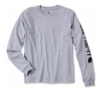 Tee-shirt manches longues - Sleeve EK231- gris clair - taille M CARHARTT