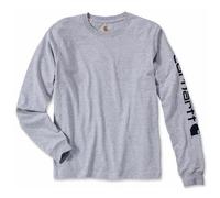 Tee-shirt manches longues - Sleeve EK231- gris clair - taille S CARHARTT