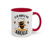 Teecustom Tasse Je Ne Ronfle Pas Je Rêve Que Je Suis Une Abeille - Mug Humour Abeille - Cadeau Original Homme Femme 325ml