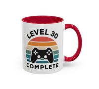 Teecustom Tasse Level 30 Complète - Mug Gamer 30 Ans Homme Femme - Cadeau Anniversaire 30 Ans Gaming Console 325 ml