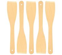 teemando® Lot de 5 spatules de 30 cm, un produit naturel en bois de hêtre