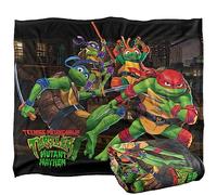Teenage Mutant Ninja Turtles: Mutant Mayhem Nightly Rooftop Escapade Plaid Ultra Doux au Toucher Soyeux - 152 x 127 cm