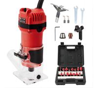 TEENO Affleureuse Électrique 800W 31000 RPM Avec Housse anti Poussière, Affleureuse à Bois