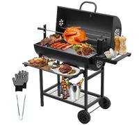 TEENO Grand camion barbecue, charbon de bois, avec grill à poulet
