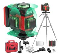 TEENO Laser Niveau 360° Vert ,5400mAh Autonivelant, Portable et Léger