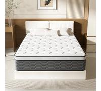 TEENO Matelas 120x200 cm Ressorts Ensaches, épaisseur de 30CM - Matelas à Ressorts ensachés et à mémoire de Forme，Ergonomique,Respirant,Confort Ultra Moelleux,Soutien à Haut Rebond, 120 x 200 x 30cm
