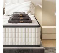 TEENO Matelas 140x190,et Parure de lit 4 pièces,Mousse 22 cm et Mousse A Mémoire Matelas,Parfait Soutien Haute Resilience Ultra Respirante,réversible à Deux Faces