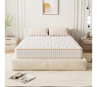 TEENO-Matelas 160 × 200cm, Épaisseur 18cm,Parfait Soutien Haute Resilience Ultra Respirante, Matelas réversible à Deux Faces entièrement utilisables