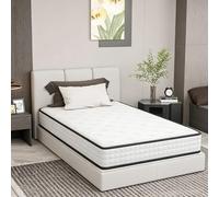 TEENO Matelas 90×190,en Mousse 22 cm et Mousse A Mémoire Matelas,Parfait Soutien Haute Resilience Ultra Respirante,DEWINNER Matelas réversible à Deux Faces entièrement utilisables