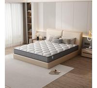 TEENO Matelas 90x190 cm Ressorts Ensaches, Matelas à mémoire de Forme et Ressorts,Matelas Ergonomique,Respirant,Hypoallergénique,Confort Ultra Moelleux,Soutien à Haut Rebond,90 x 190 x 20cm