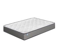 TEENO Matelas Ressorts 140x190cm de Forme en Mousse et Ressorts, 20 cm Épaisseur