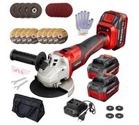 TEENO Meuleuse d'Angle Sans Fil 21V 1000W Brushless | 9100RPM