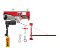 TEENO Monte-charge électrique et bras de support pour poulie électrique, cric de levage 220 V 1450 W, capacité de charge 200-800 kg, fixation orientable du câble, accessoire de levage, bras de poulie
