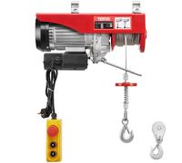TEENO Palan électrique 1800W 20 mètres, suspension simple et double 500KG/1000KG