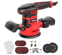 TEENO Ponceuse excentrique filaire 450W, 13000RPM, Ø125mm & Ø150mm, 6 vitesses