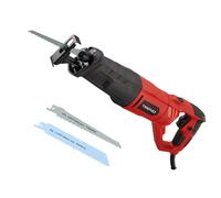 Teeno Scie sabre filaire 850 W, avec câble, gâchette de vitesse variable, 2 lames