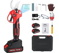 TEENO Sécateur Électrique Sans fil (deux batteries 4000mAh avec écran)30CM，pour la taille, le jardinage, les arbres fruitiers et le vignoble
