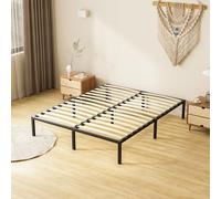 TEENO Sommier 120x190, Sommiers à Lattes avec 9 Pieds pour Adulte, 26 cm de Hauteur, Cadre de Lit 120x190 avec Sommier, Compatible avec Décor Moderne, Montage Facile