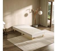 TEENO Sommier 90x200 | Sommier Tapissier | Sommiers à Lattes avec 6 Pieds pour Adulte | Lit 90x200 avec Sommier | 14 Lattes | Structure Stable | Hauteur 29 cm
