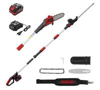 TEENO Kit Combiné Sans Fil 20V, Outil Multifonction 3-en-1 avec Perceuse hocs et Outil Oscillant, Inclus 1 Batterie 3,0 Ah et Chargeur
