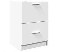 Teenpull Armoire d'évier Blanc en Bois d'ingénierie 40x37x59 cm Meuble sous lavabo avec tiroir Grande capacité pour Salle de Bain Rangement organisé et Surface Facile à Nettoyer