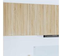 Teenpull Armoire Suspendue en Bois d'ingénierie Chêne Sonoma 80 x 31 x 80 cm Meuble de Rangement Cuisine Moderne avec 2 Portes, Grand Espace de Stockage pour Cuisine contemporaine