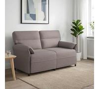 Teenpull Canapé 100 % polyester avec cadre en métal, MDF et contreplaqué, pied noir, profondeur d'assise de 57 cm, intérieur pour salon, chambre d'amis et meubles rembourrés modernes avec confort