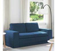 Teenpull Canapé en tissu bleu 182 x 80 x 82 cm, cadre en métal, coussin d'assise ergonomique, housse amovible, pour salon, chambre d'amis, intérieur, modulaire, confortable, stable