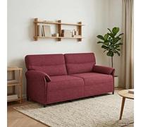 Teenpull Canapé moderne en 100 % polyester avec cadre en métal, MDF et contreplaqué, pieds en plastique noir, profondeur d'assise de 57 cm, hauteur d'assise de 45 cm, pour salon et intérieur