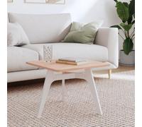 Teenpull Dessus de Table carré en Bois Massif de hêtre 50x50x1,5 cm avec Coins arrondis pour Table Basse Bureau ou Restaurant Surface Facile à Nettoyer et Durable