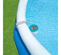 Teenpull Écumeur Skimmer Surface Piscine Bestway 58233 en Plastique Durable, pour Filtration 2006 L/h, Collecte débris Feuilles Insectes flottants, Montage réglable, Entretien Facile Hors Sol