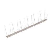 Teenpull Ensemble de 20 Pointes INOX à 4 rangées 10 m, Piques Anti-Oiseaux, Naturel pour Jardin, Balcon, terrasse, Efficace Contre Pigeons, Chats, Rats et nuisibles
