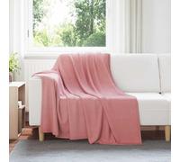 Teenpull Lot de 6 couvertures en polaire rose - 200 x 150 cm - Couverture douillette - Couvre-lit et plaid pour canapé, lit, chambre à coucher, salon - Décoration d'intérieur polyvalente et chaleur