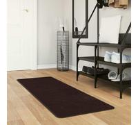 Teenpull Marsa Tapis de couloir, anthracite, 50 x 150 cm, polyester et PVC, lavable, antidérapant, à poils courts, moelleux, pour couloir, chambre à coucher, salon et cuisine, insonorisant