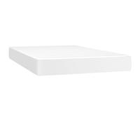 Teenpull Matelas de lit à Ressorts ensachés fermeté Moyenne en Similicuir Blanc 120x200x20 cm avec Mousse Confortable pour literie Ergonomique et Soutien Optimal au Sommeil
