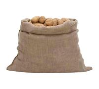 Teenpull Sacs en Jute 10 pcs 100 x 110 cm 100% Jute Naturelle 220 g/m² pour Rangement, Transport, Protection Plantes, Voyage Cabine, Valise, Sacoche, Trolley, Organisateur, Pochette