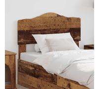 Teenpull Tête de lit moderne en bois vieilli, 78 x 3 x 90 cm, pour chambre à coucher, chambre d'amis, chambre d'adolescent, panneau mural durable avec montage facile et surface facile d'entretien