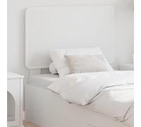 Teenpull Tête de lit rectangulaire en bois blanc 78 x 3 x 100 cm - Tête de lit moderne pour chambre à coucher, chambre d'amis, chambre d'adolescent, panneau mural facile d'entretien avec montage