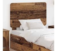 Teenpull Tête de lit rectangulaire en bois vieilli, 83 x 3 x 100 cm, pour cadre de lit, chambre à coucher, chambre d'amis, avec dossier et montage facile, tête de lit durable pour panneau mural