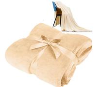 Teesa Couverture Polaire 200x220 cm Crème TSA8902-3